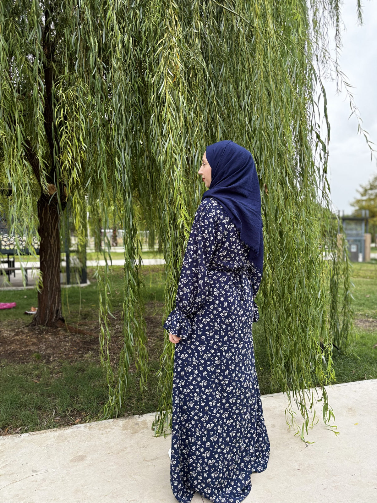 Namaz Elbisesi Çiçek Desenli